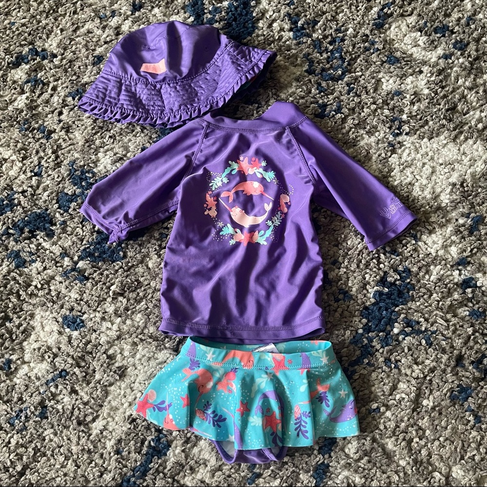 4 Listings 15$! 2T 3 Piece Swimsuit